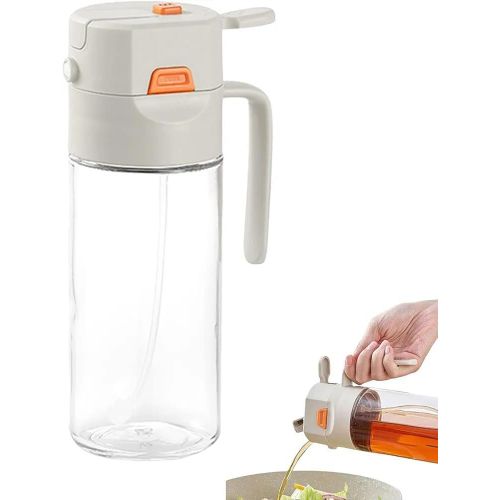 580ml 2in1 Oil Dispenser & Sprayer | Glass Oil Bottle