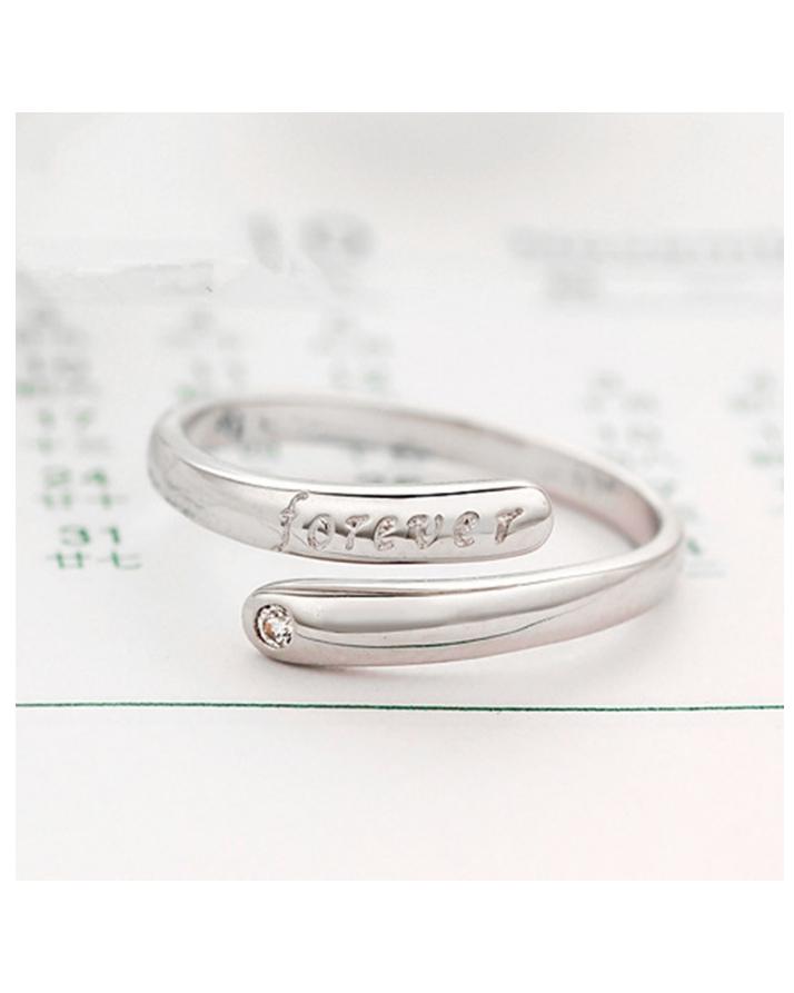 Silver Plated Shiny Beautiful Ring for Women--Techmanistan-My Store