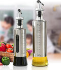 Stainless Steel and Glass Oil Dispenser Bottle Techmanistan
