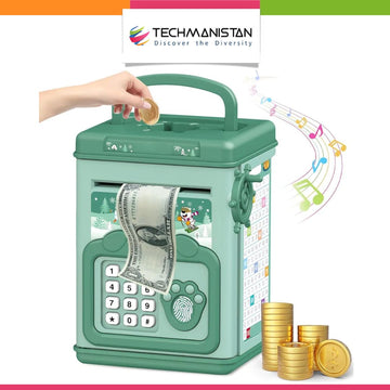 Fingerprint Lock Kids Money Saving Box