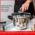 4Liter+6Liter Stainless Steel Pressure Cooker Combo - Techmanistan in Pakistan