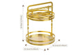 2-Tier Rotating Makeup Organizer