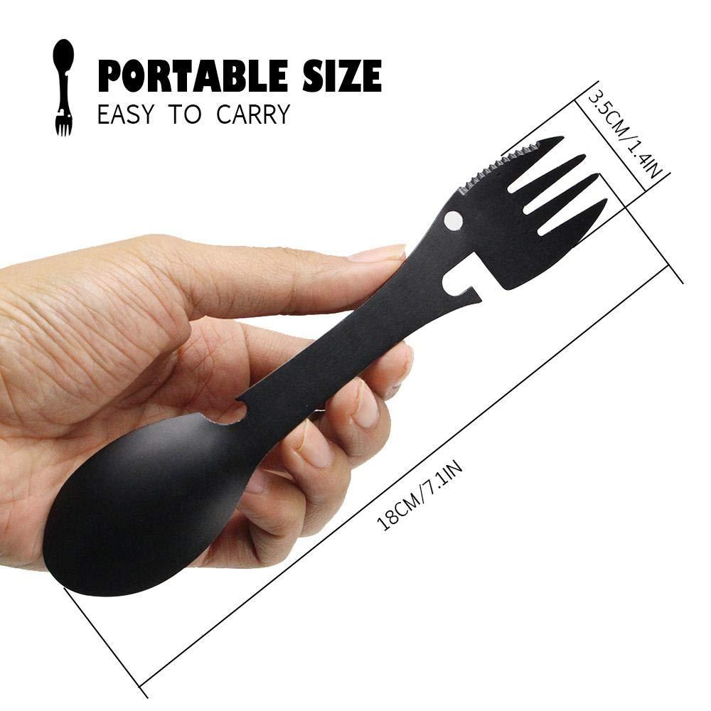 5 in 1 Multi - Functional Spoon Fork - Techmanistan in Pakistan