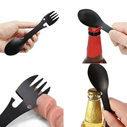 5 in 1 Multi - Functional Spoon Fork - Techmanistan in Pakistan