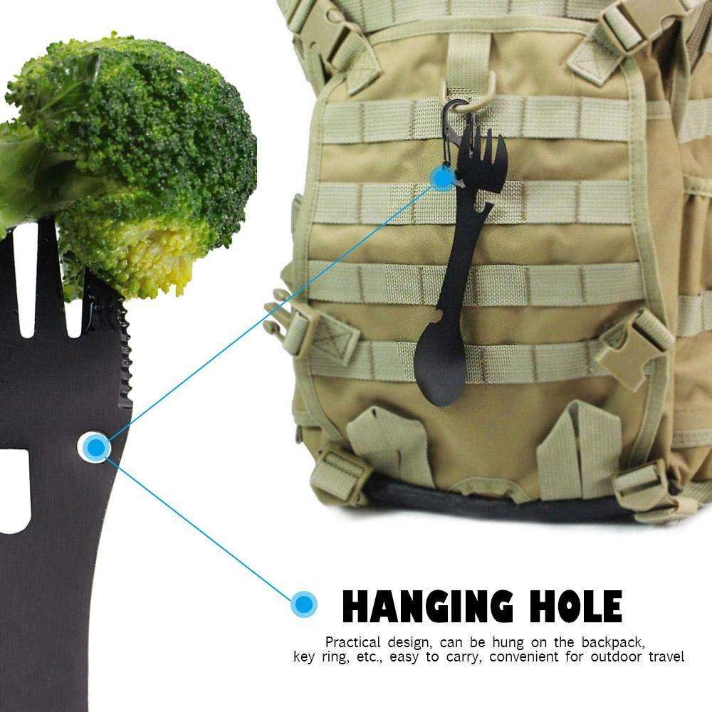 5 in 1 Multi - Functional Spoon Fork - Techmanistan in Pakistan