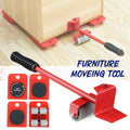 5 Pcs 360 Degree Rotating Furniture Moving Wheels with Wheel Bar - Techmanistan in Pakistan