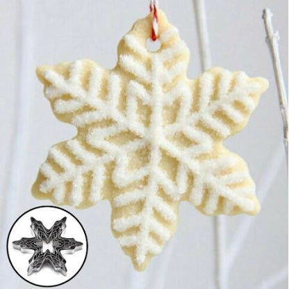 5 Piece's Snowflakes Cookie Cutter Mold - Techmanistan