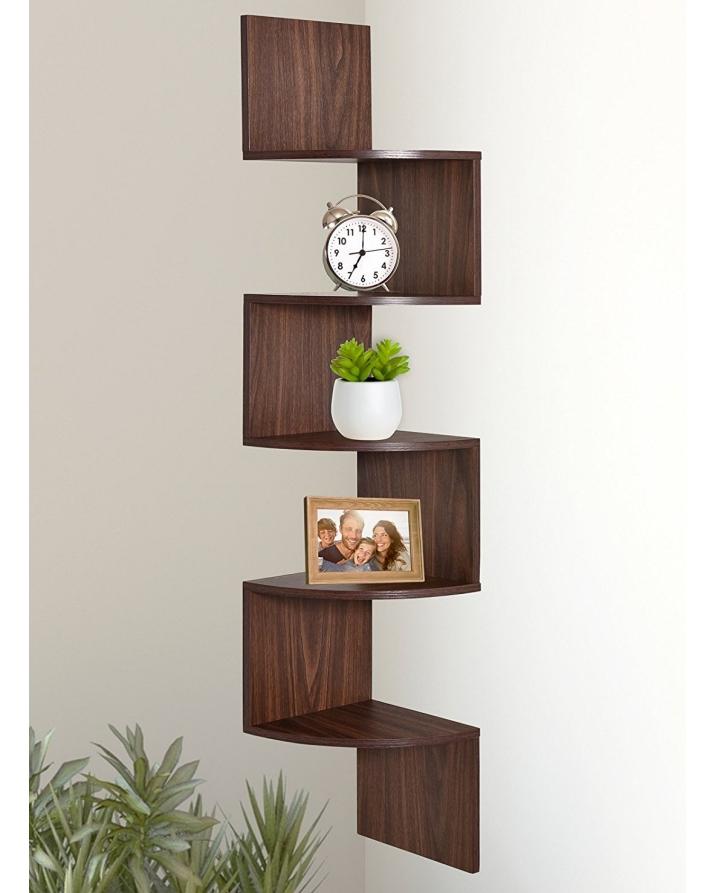 5 Tier Wall Mount Corner Shelf - Techmanistan in Pakistan