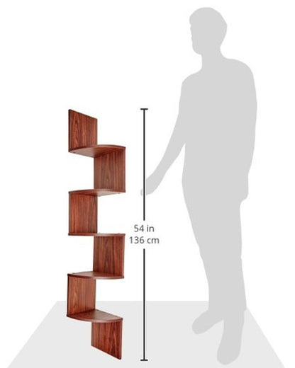5 Tier Wall Mount Corner Shelf - Techmanistan in Pakistan