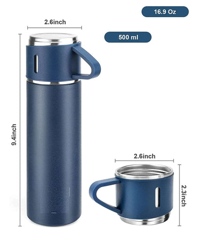 500ml Vacuum Insulated Thermos Flask - Techmanistan in Pakistan