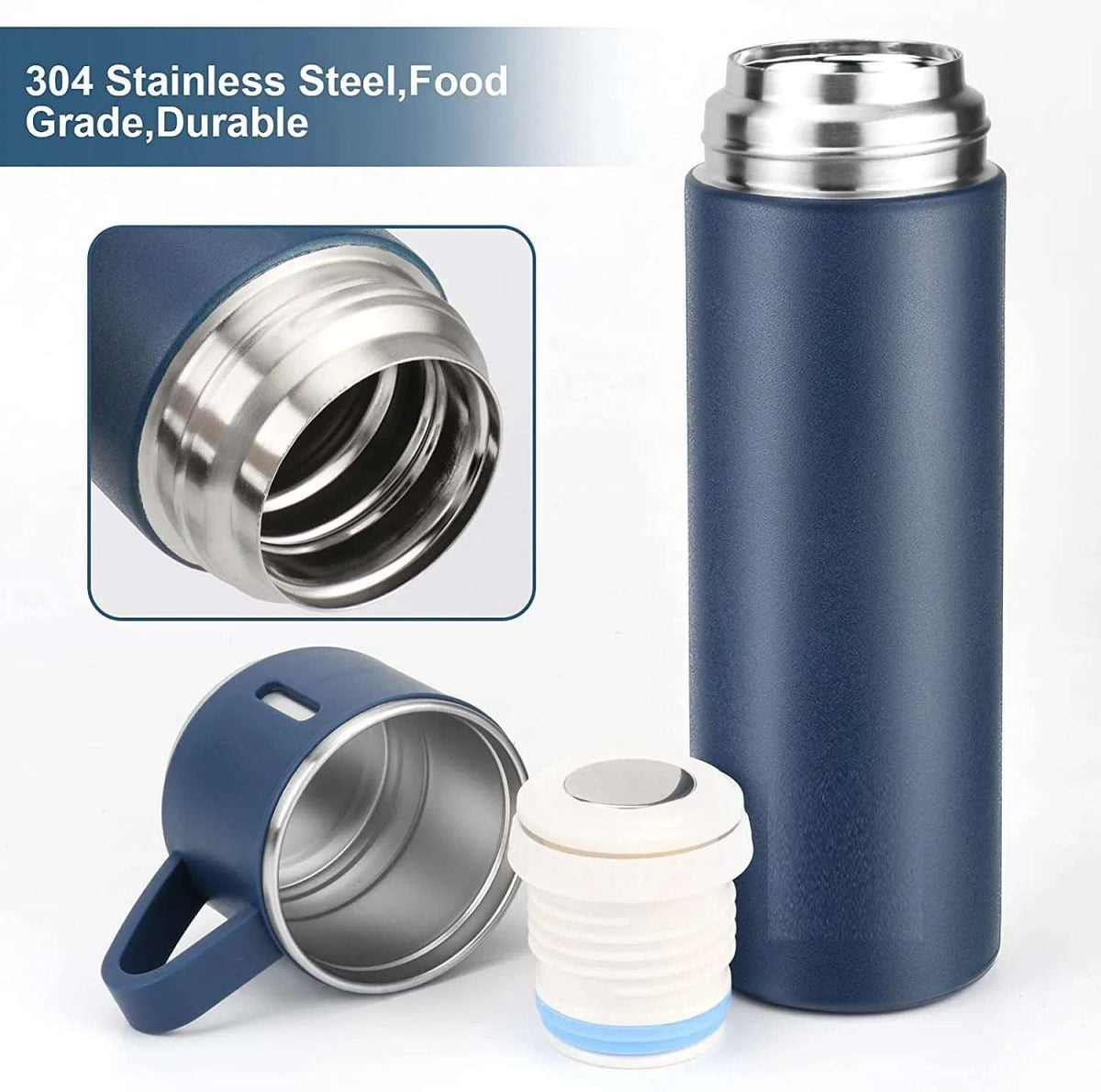 500ml Vacuum Insulated Thermos Flask - Techmanistan in Pakistan