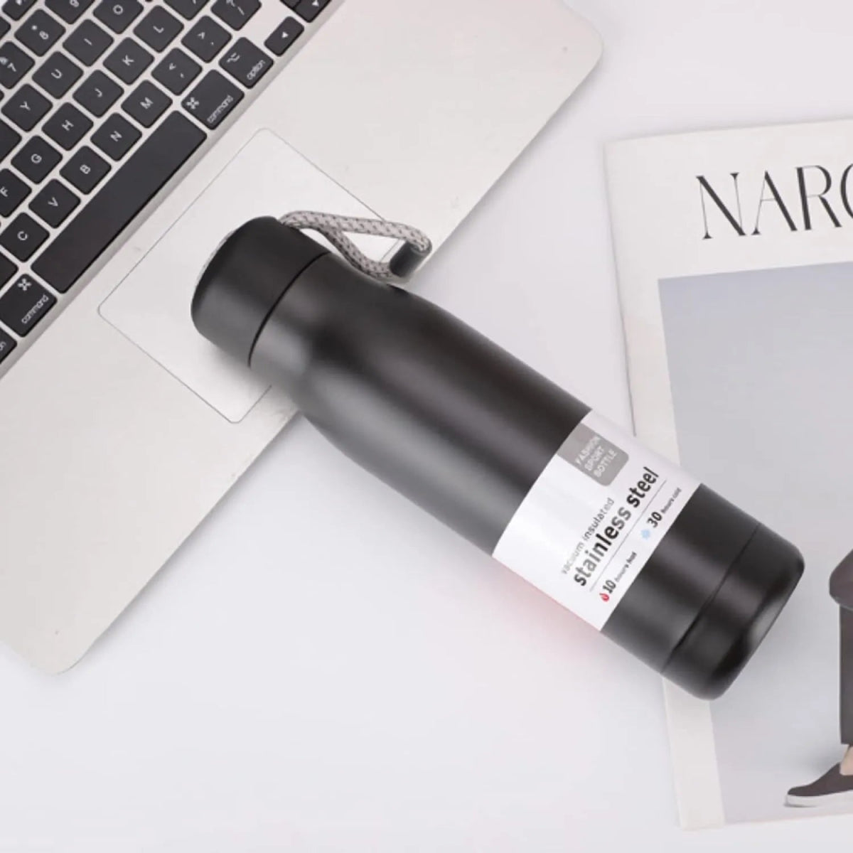 500ml Vacuum Insulated Water Flask - Techmanistan in Pakistan