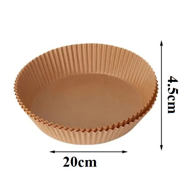 50Pcs - Disposable Baking Papers For Air Fryer - Techmanistan in Pakistan