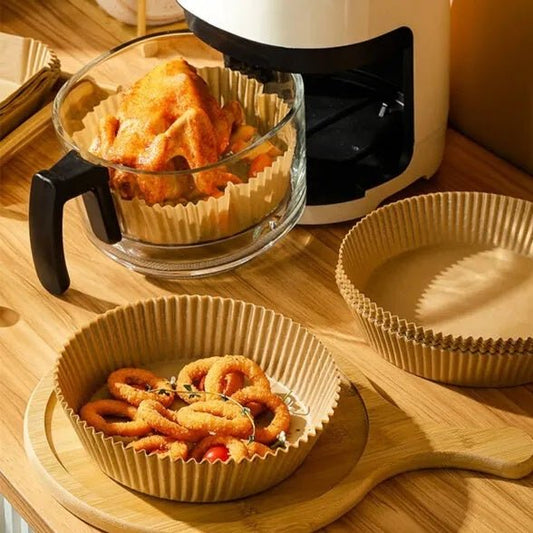 50Pcs - Disposable Baking Papers For Air Fryer - Techmanistan in Pakistan