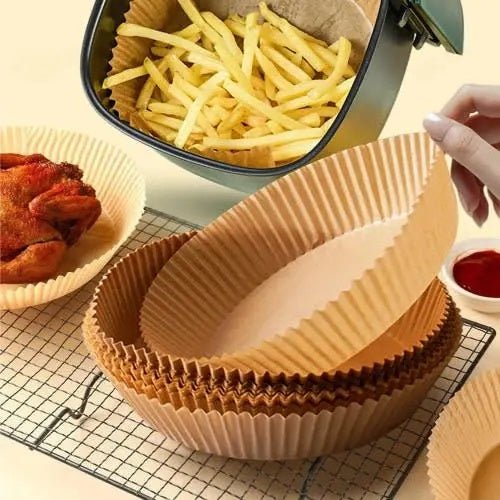 50Pcs - Disposable Baking Papers For Air Fryer - Techmanistan in Pakistan