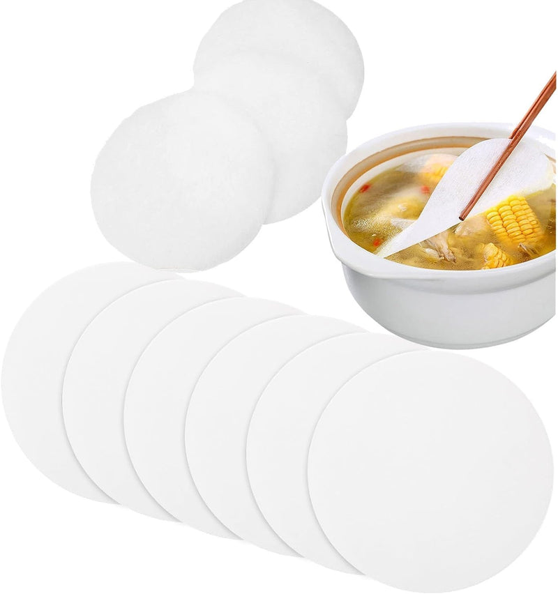 20Pcs Oil Absorbing Papers | 20cm – Food-Grade Grease Filter