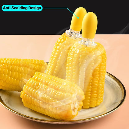 Pack of 8 - Corn Cob Holder Corn Forks
