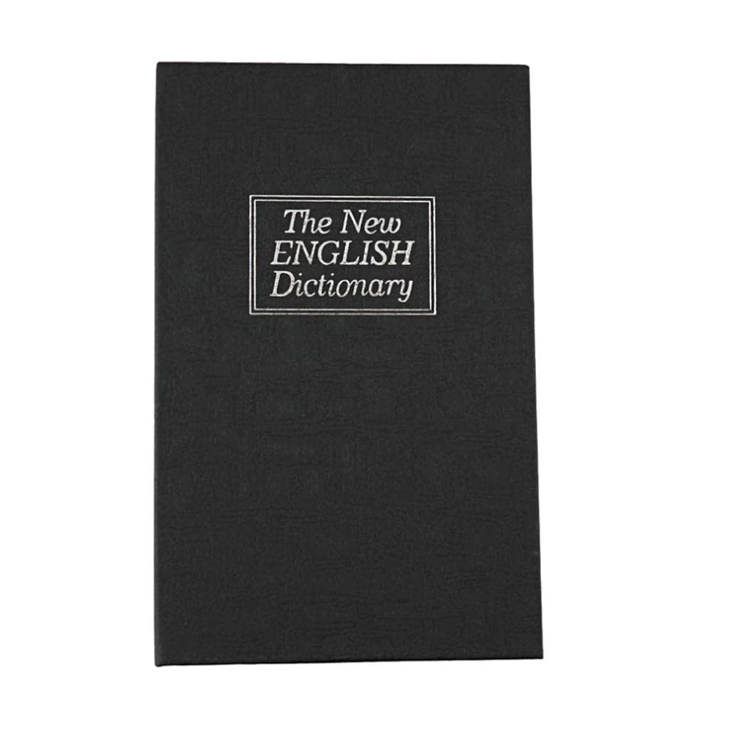 Dictionary Book Safe Storage Cash Money Jewelry Box Security Key Lock