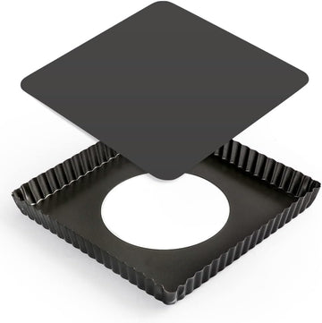 Square Tart Pan with Removeable Bottom | Quiche Pan