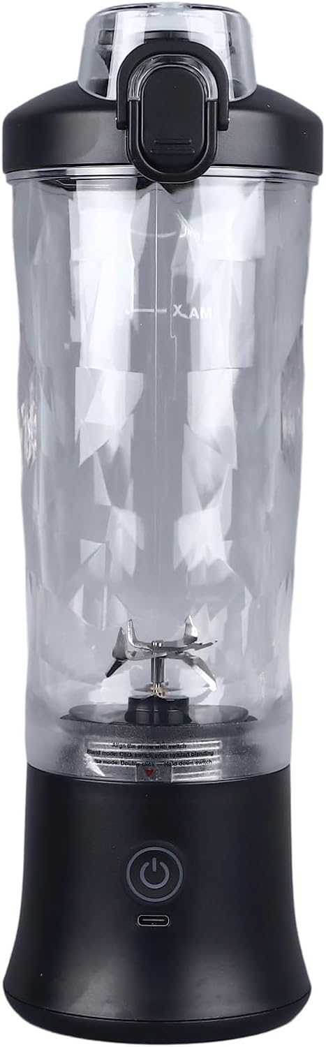 800ml Capacity Cordless Stainless Steel Blender with 6 Ultra Sharp Blades