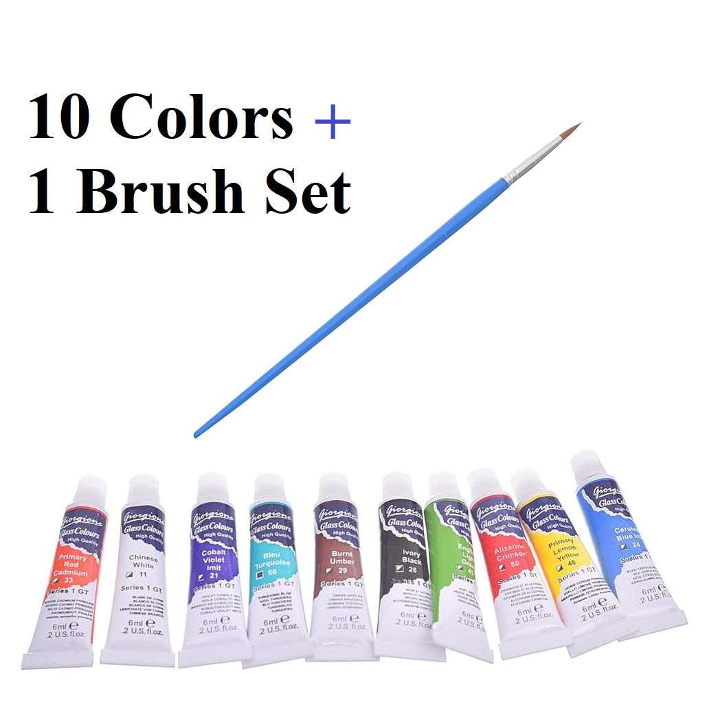 Acrylic Paint Tubes with Brush Set