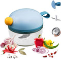 Manual Drawstring Garlic Chopper, Mini Food Processor