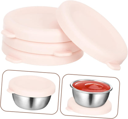 3 Compartment Lunch Box + 2 Condiment Cups