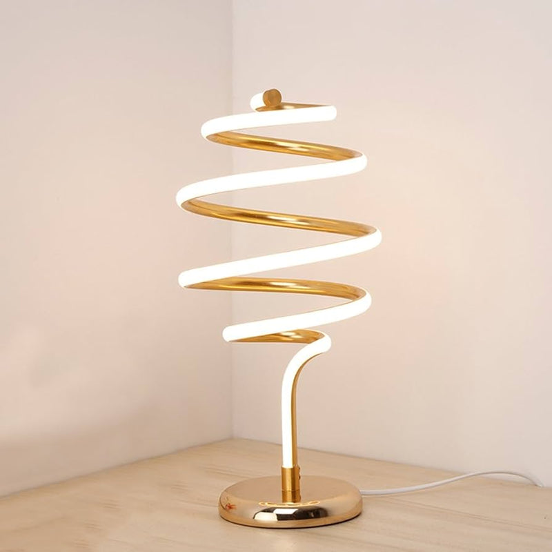 LED Spiral Table Lamp, Multi Mode Table Lamp