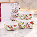 3-Piece Enamel Food Storage Bowls with Lids