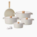 11-Piece Non-Stick Cookware Set – Pots & Pans with Lids | Ceramic Coated Aluminium