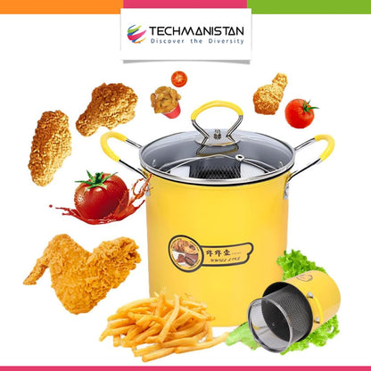 3L Frying Pot, Japanese Tempura Deep Fryer Pot