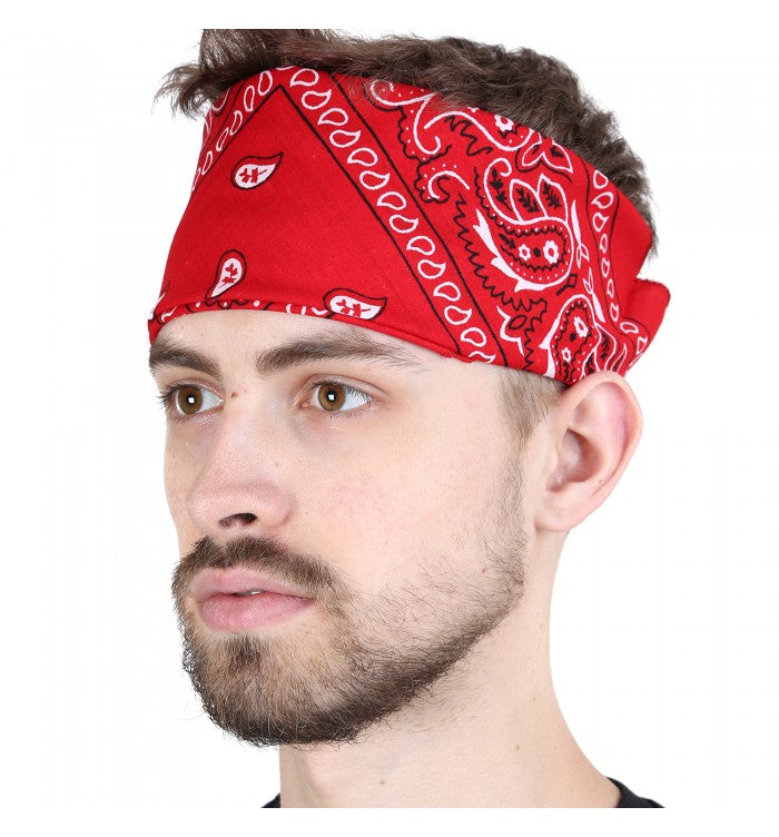 Paisley Printed Ethnic Style Unisex Bandana Headband