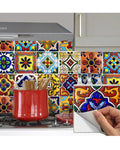 Pack of 12 - 3D Embossed Truck Art Themed Tiles Stickers - Techmanistan