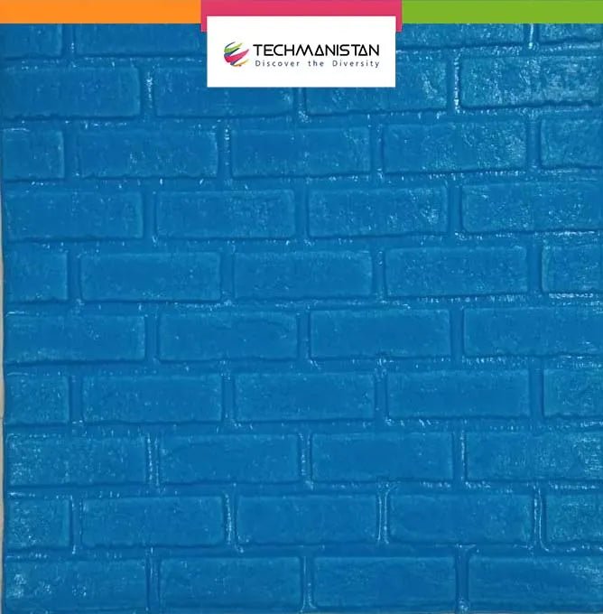 5mm Thickness 3D Brick Wall Sticker - Techmanistan in Pakistan