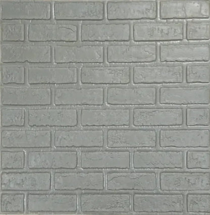 5mm Thickness 3D Brick Wall Sticker - Techmanistan in Pakistan