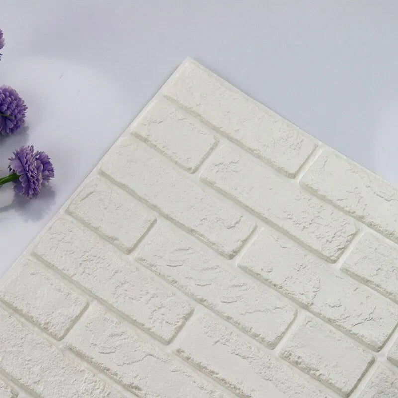 5mm Thickness 3D Brick Wall Sticker - Techmanistan in Pakistan