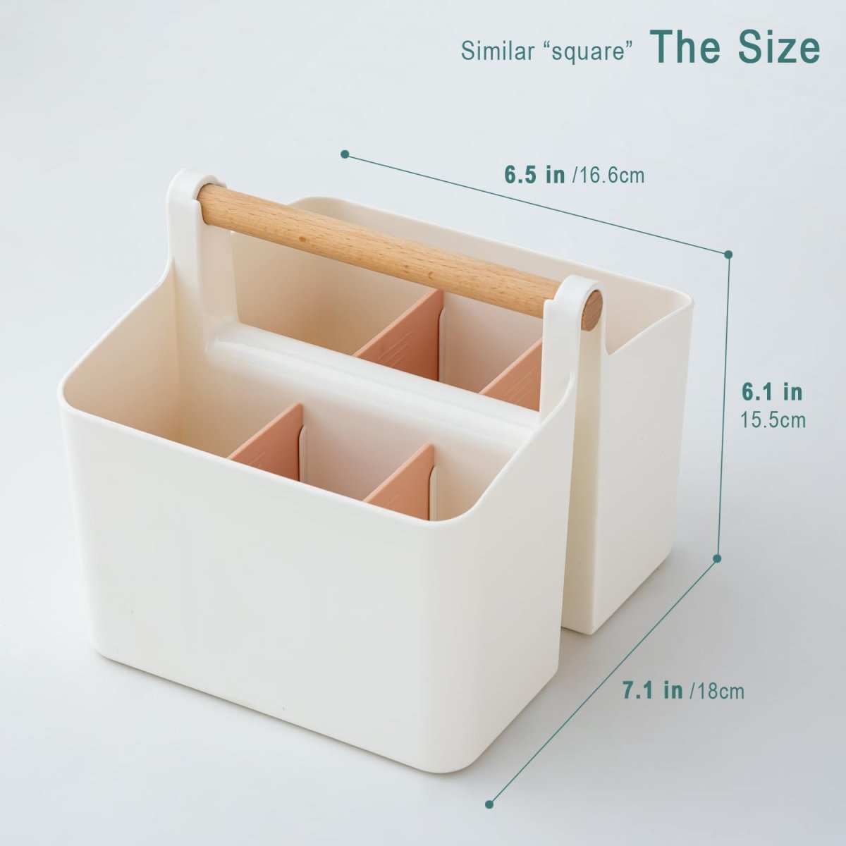 6 Compartments Organizers Caddy with Handle - Techmanistan in Pakistan
