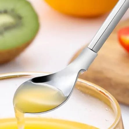 6 - Pack Stainless Steel Drinking Spoon Straws - Reusable & Multifunctional - Techmanistan in Pakistan