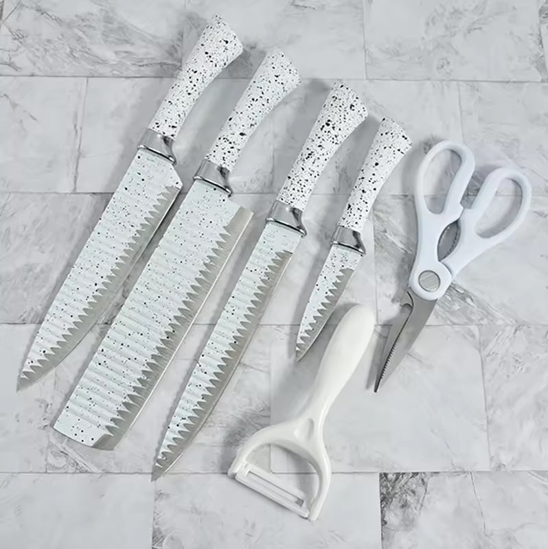 6 Piece's Knife Set - Techmanistan in Pakistan