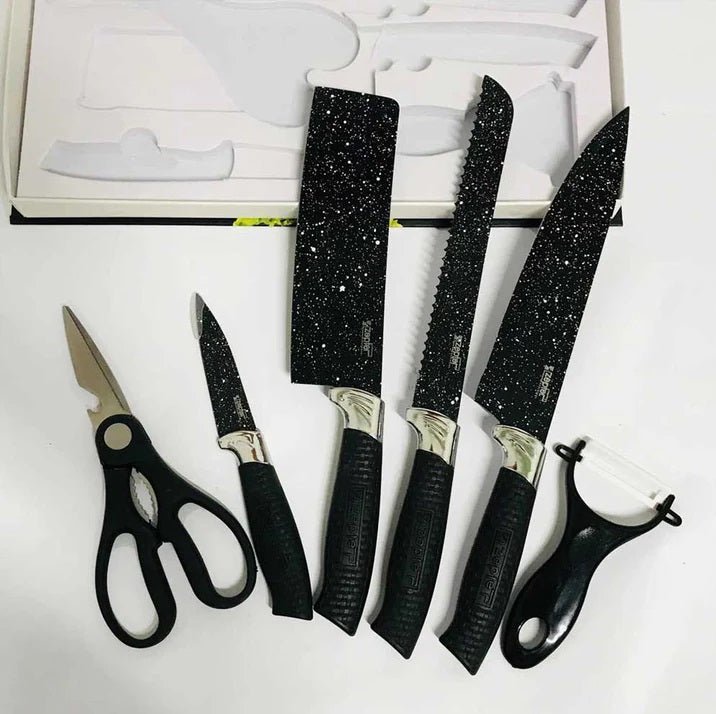 6 Piece's Knife Set - Techmanistan in Pakistan