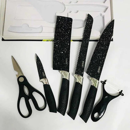 6 Piece's Knife Set - Techmanistan in Pakistan