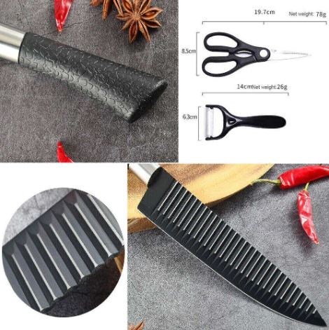 6 Piece's Knife Set - Techmanistan in Pakistan