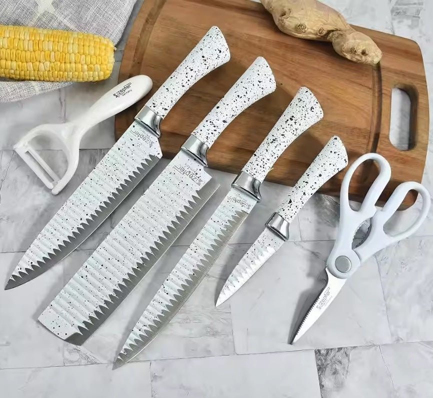 6 Piece's Knife Set - Techmanistan in Pakistan
