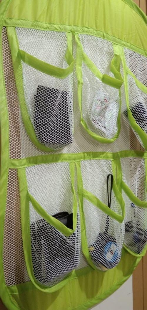 6 Pockets Hanging Mesh Wardrobe Storage Organizer - Techmanistan in Pakistan