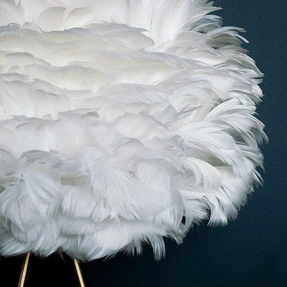 60'' Standing Tripod Feather Floor Lamp - Techmanistan in Pakistan