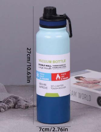 600ML - Stainless Steel Vacuum Insulated Flask - Techmanistan in Pakistan