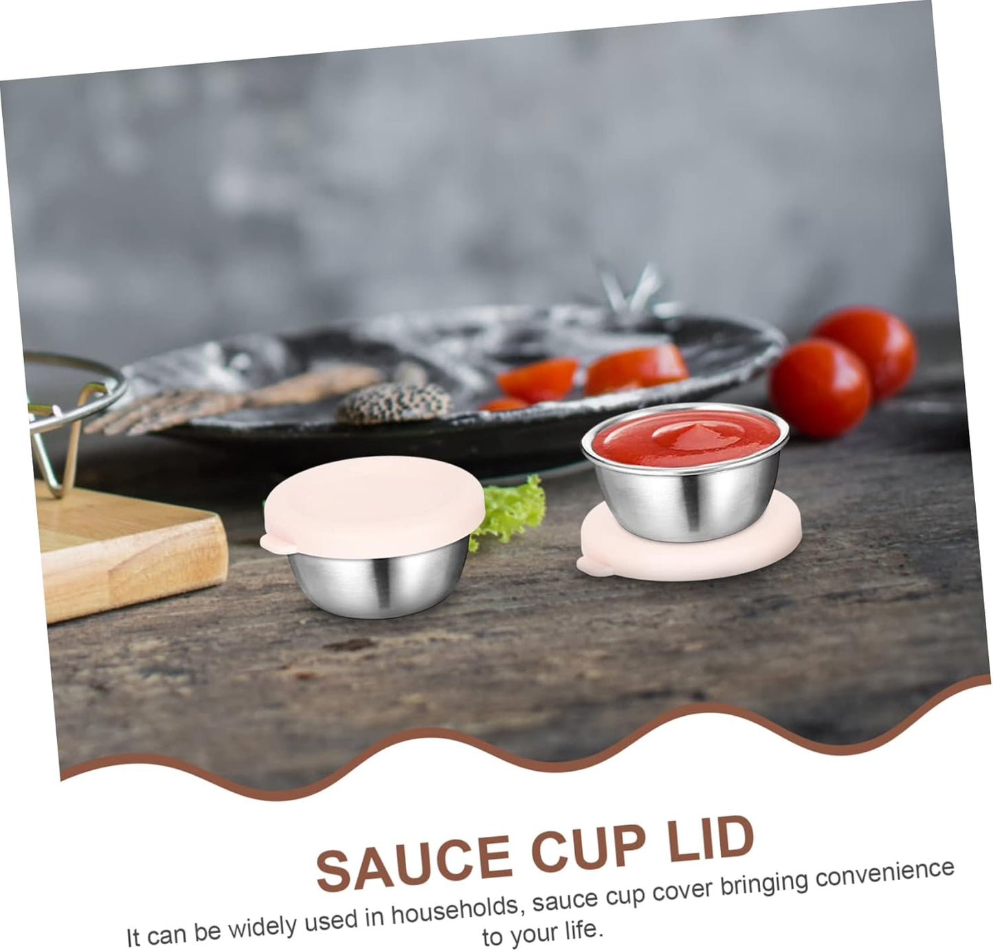 3 Compartment Lunch Box + 2 Condiment Cups