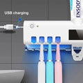 Tooth Brush Sterilizer Cleaner Smart Toothpaste Dispenser