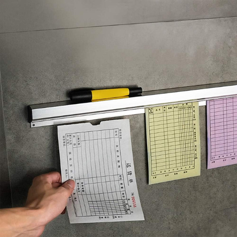 Wall Mounted Hanging Ticket Holder for Restaurant | Slide Check Rack