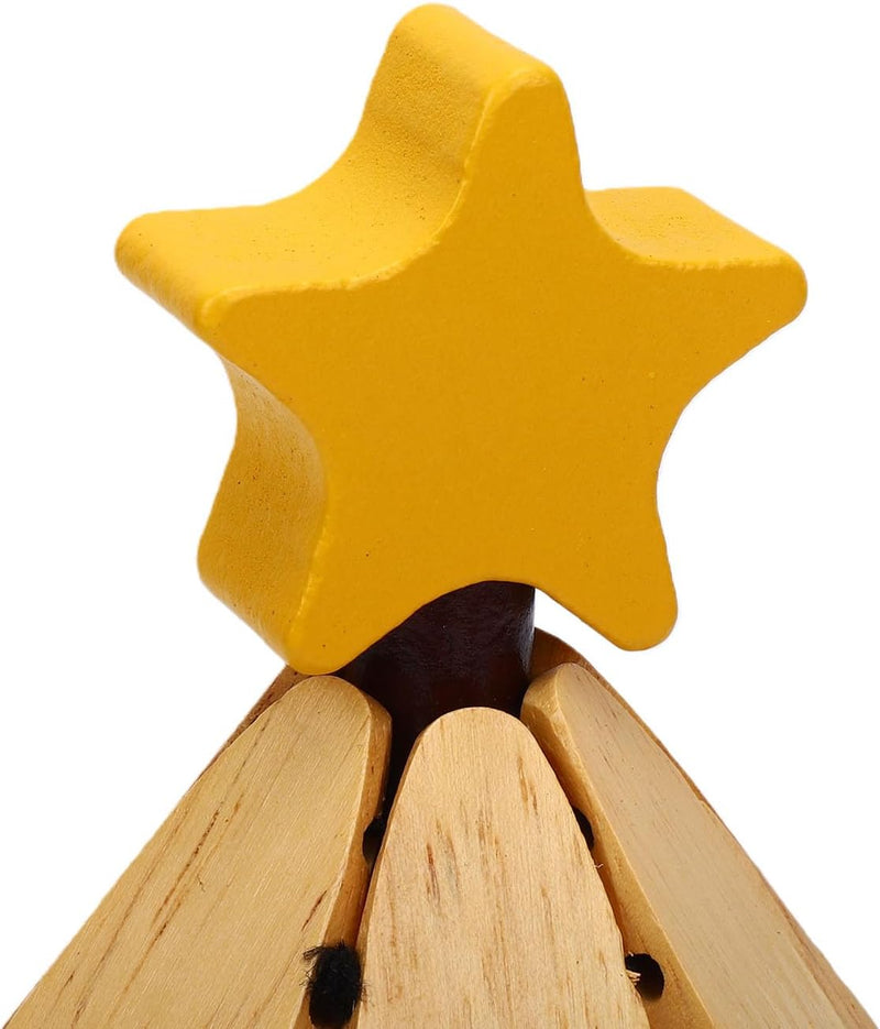 4-Layer Foldable Wooden Tree Design Trivet